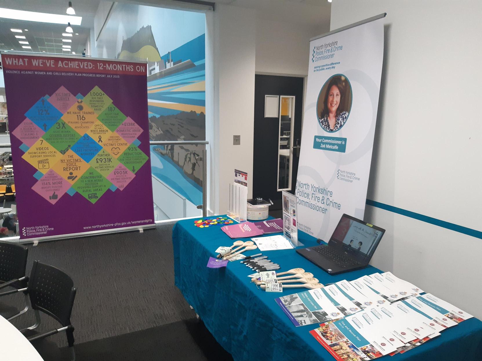 Stand at Scarborough Campus Student Event.