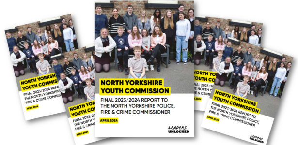Front cover - Youth Commission report 2024